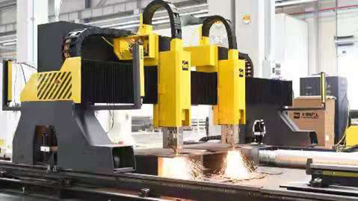 南宫28双头龙门激光切割机