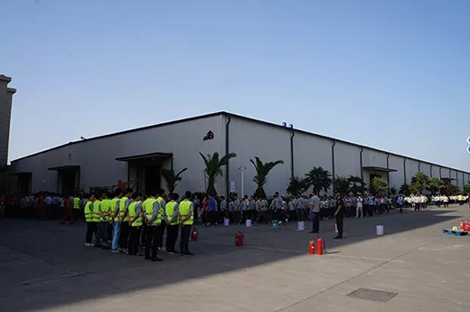 南宫28乐成举行2018年上半年消防疏散演习